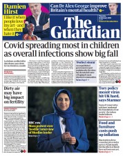The Guardian () Newspaper Front Page for 18 February 2021