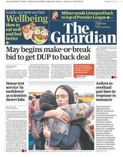 The Guardian () Newspaper Front Page for 18 March 2019