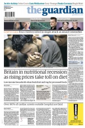 The Guardian () Newspaper Front Page for 19 November 2012