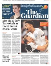 The Guardian () Newspaper Front Page for 19 November 2018
