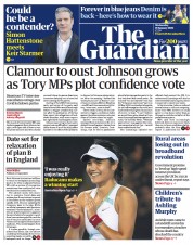 The Guardian () Newspaper Front Page for 19 January 2022