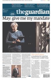 The Guardian () Newspaper Front Page for 19 April 2017