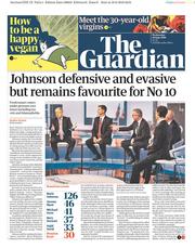 The Guardian () Newspaper Front Page for 19 June 2019