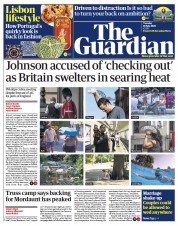 The Guardian () Newspaper Front Page for 19 July 2022