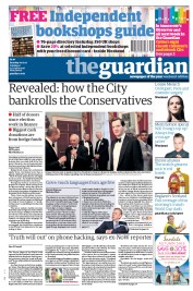 The Guardian () Newspaper Front Page for 1 October 2011