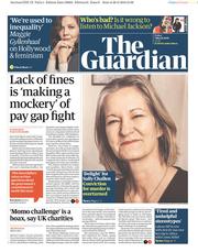 The Guardian () Newspaper Front Page for 1 March 2019
