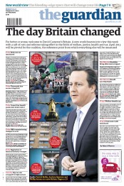 The Guardian () Newspaper Front Page for 1 April 2013