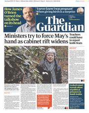 The Guardian () Newspaper Front Page for 1 April 2019