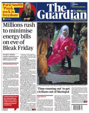 The Guardian () Newspaper Front Page for 1 April 2022