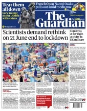 The Guardian () Newspaper Front Page for 1 June 2021