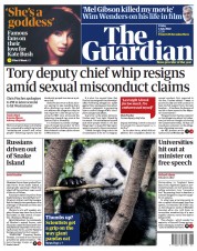 The Guardian () Newspaper Front Page for 1 July 2022