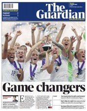 The Guardian () Newspaper Front Page for 1 August 2022
