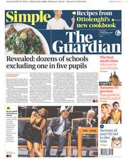 The Guardian () Newspaper Front Page for 1 September 2018