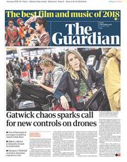 The Guardian () Newspaper Front Page for 21 December 2018