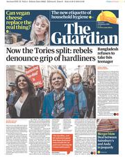 The Guardian () Newspaper Front Page for 21 February 2019