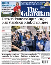 The Guardian () Newspaper Front Page for 21 April 2021