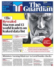 The Guardian () Newspaper Front Page for 21 July 2021