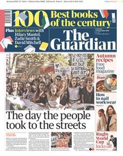 The Guardian () Newspaper Front Page for 21 September 2019