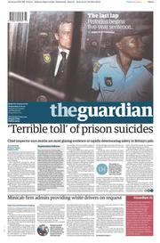 The Guardian () Newspaper Front Page for 22 October 2014