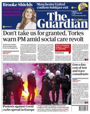 The Guardian () Newspaper Front Page for 22 November 2021
