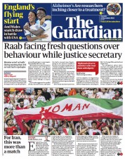 The Guardian () Newspaper Front Page for 22 November 2022