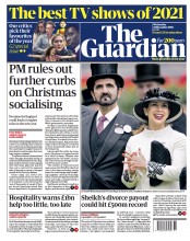 The Guardian () Newspaper Front Page for 22 December 2021