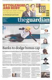 The Guardian () Newspaper Front Page for 22 February 2014