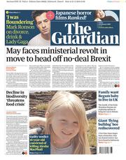 The Guardian () Newspaper Front Page for 22 February 2019
