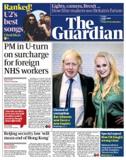 The Guardian () Newspaper Front Page for 22 May 2020