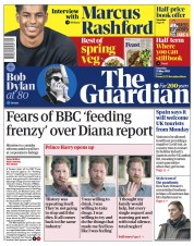 The Guardian () Newspaper Front Page for 22 May 2021