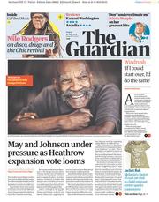 The Guardian () Newspaper Front Page for 22 June 2018