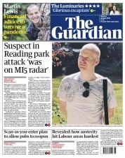 The Guardian () Newspaper Front Page for 22 June 2020