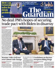 The Guardian () Newspaper Front Page for 22 September 2021