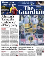 The Guardian () Newspaper Front Page for 23 November 2021