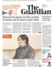 The Guardian () Newspaper Front Page for 23 January 2018