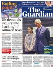 The Guardian () Newspaper Front Page for 23 January 2020