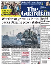 The Guardian () Newspaper Front Page for 23 February 2022