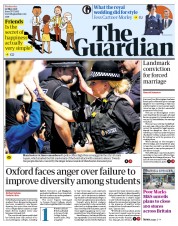 The Guardian () Newspaper Front Page for 23 May 2018