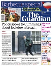The Guardian () Newspaper Front Page for 23 May 2020