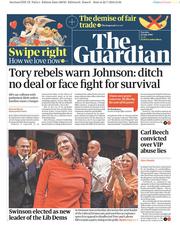 The Guardian () Newspaper Front Page for 23 July 2019