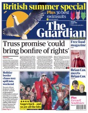 The Guardian () Newspaper Front Page for 23 July 2022