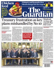 The Guardian () Newspaper Front Page for 24 November 2021
