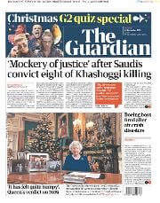 The Guardian () Newspaper Front Page for 24 December 2019