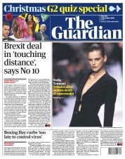 The Guardian () Newspaper Front Page for 24 December 2020