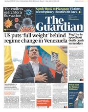 The Guardian () Newspaper Front Page for 24 January 2019