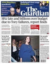 The Guardian () Newspaper Front Page for 24 January 2020