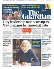 The Guardian () Newspaper Front Page for 24 May 2019