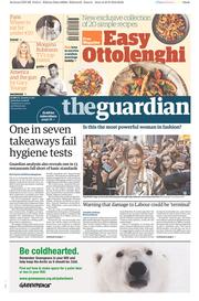 The Guardian () Newspaper Front Page for 24 September 2016