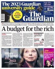The Guardian () Newspaper Front Page for 24 September 2022