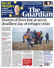 The Guardian () Newspaper Front Page for 25 November 2021